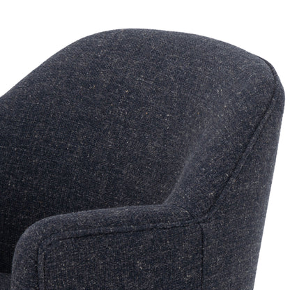 Chaise pivotante Four Hands Aurora en ardoise de la Tamise