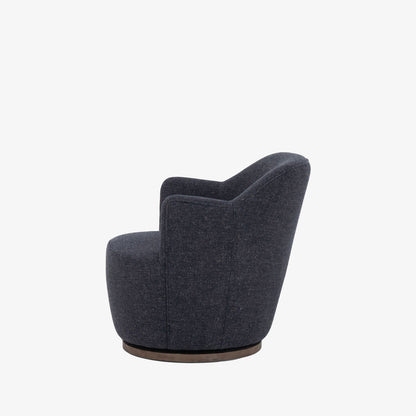 Chaise pivotante Four Hands Aurora en ardoise de la Tamise