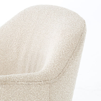 Chaise pivotante Four Hands Aurora en Knoll Natural