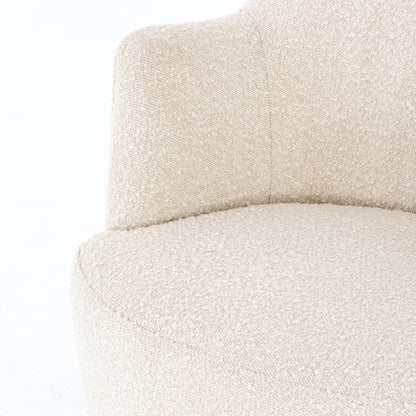 Chaise pivotante Four Hands Aurora en Knoll Natural