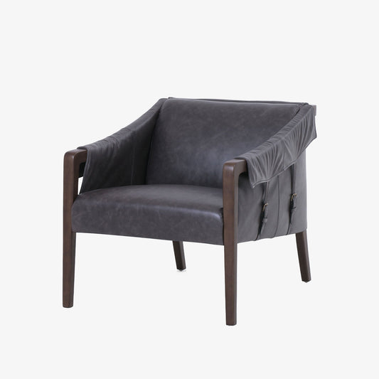 Chaise Bauer Four Hands en ébène Chaps
