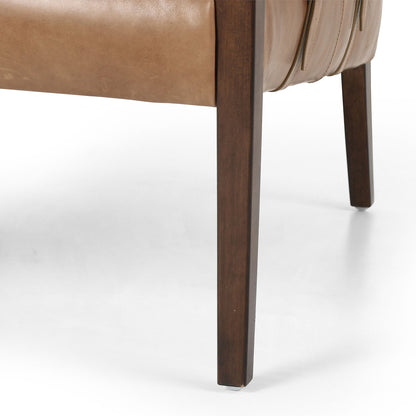Chaise Bauer Four Hands en Dakota taupe chaud