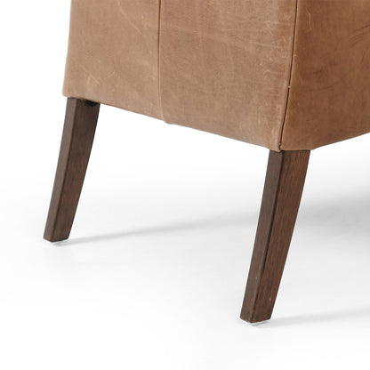 Chaise Bauer Four Hands en Dakota taupe chaud
