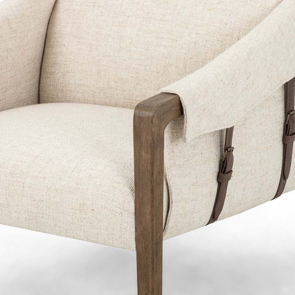 Chaise Bauer Four Hands - Crème Thames