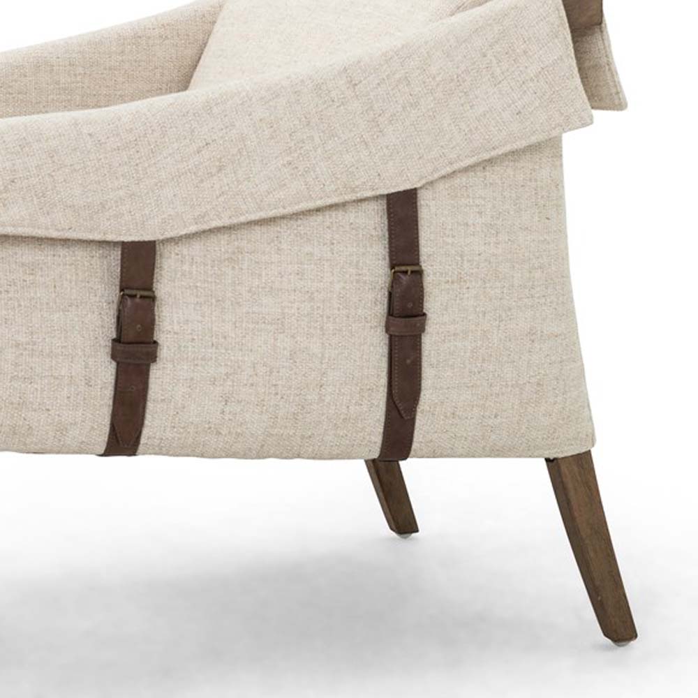 Chaise Bauer Four Hands - Crème Thames