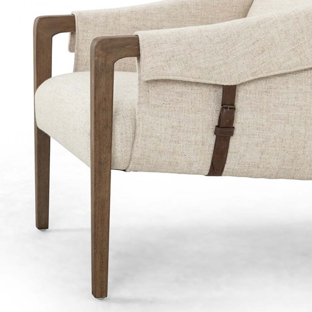 Chaise Bauer Four Hands - Crème Thames