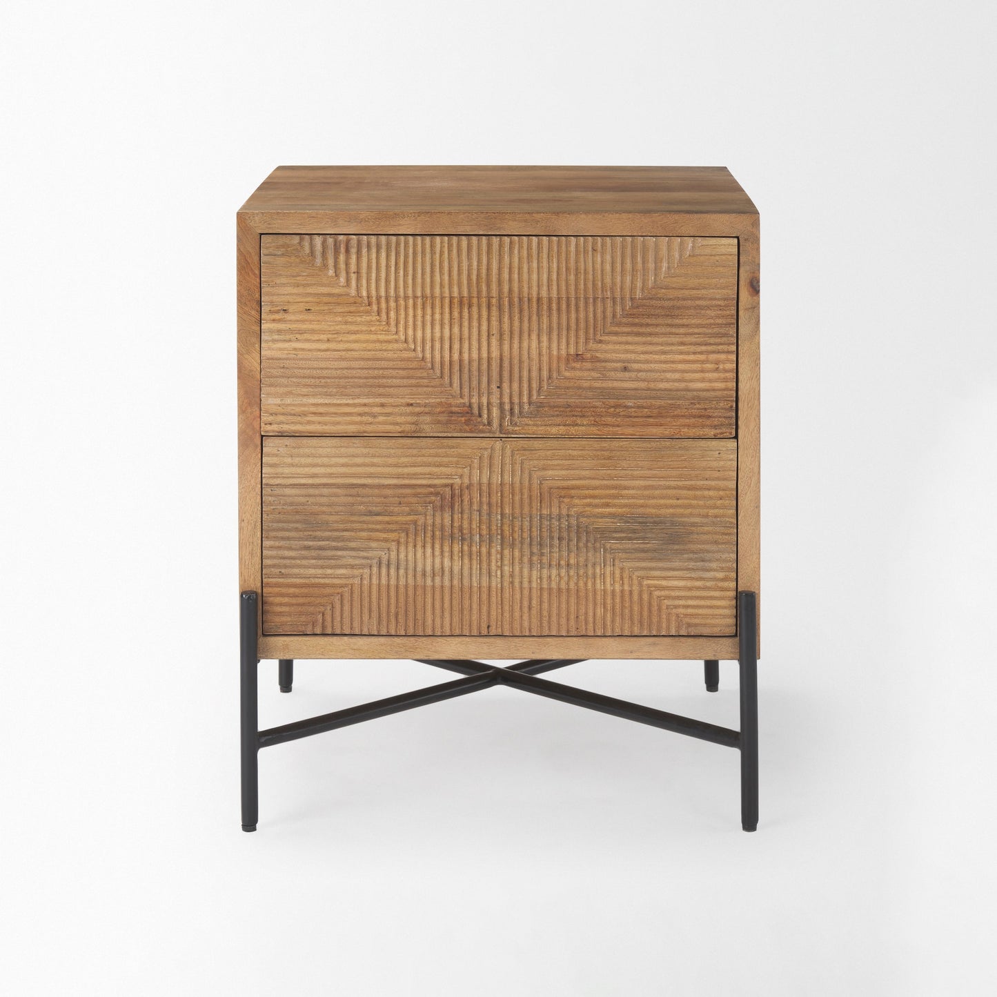 Table d'appoint en bois et fer de Cordoue