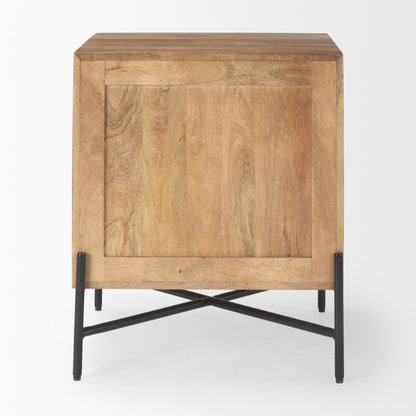 Table d'appoint en bois et fer de Cordoue