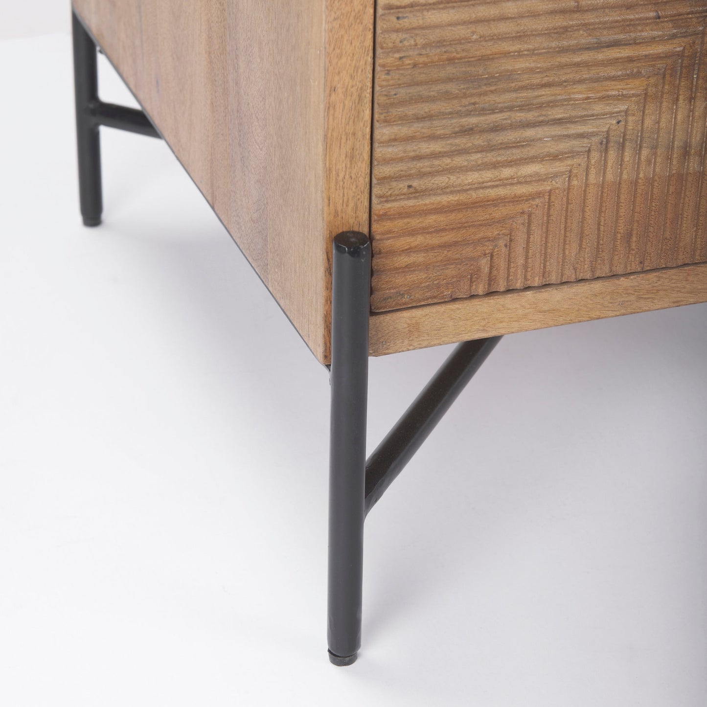 Table d'appoint en bois et fer de Cordoue