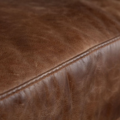Canapé Colter en cuir marron de 82 pouces