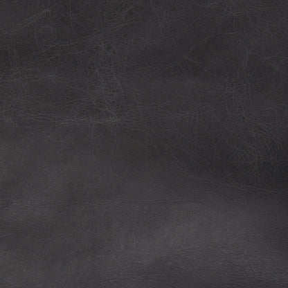 Fauteuil Colter en cuir noir