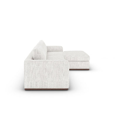 Canapé sectionnel 2 pièces Four Hands Colt en coton mérinos, chaise longue droite