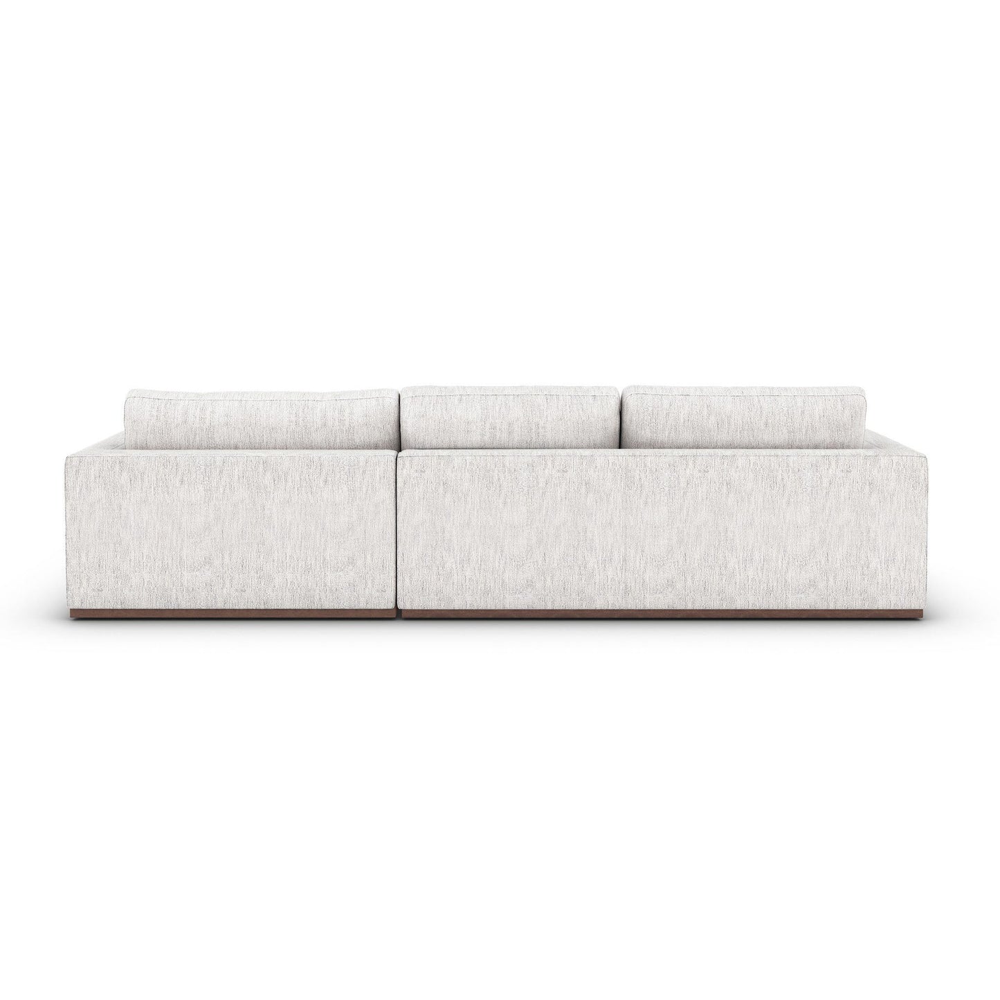 Canapé sectionnel 2 pièces Four Hands Colt en coton mérinos, chaise longue droite