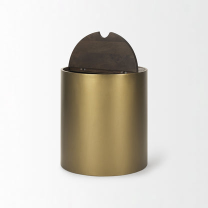 Table d'appoint Aurora en or