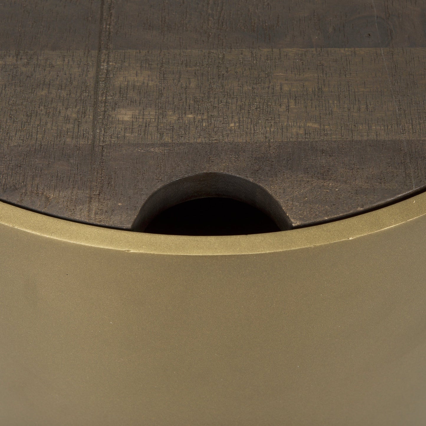 Table d'appoint Aurora en or