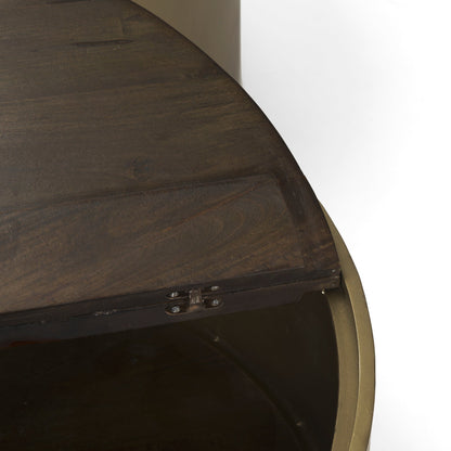 Tables basses gigognes Aurora en or