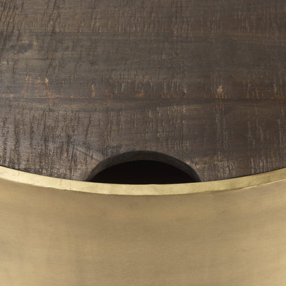 Tables basses gigognes Aurora en or
