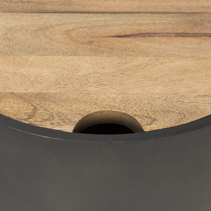 Table d'appoint Aurora en noir