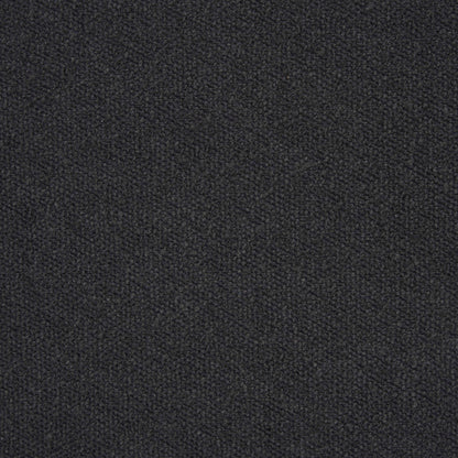 Pouf de rangement Ava en boucle noire