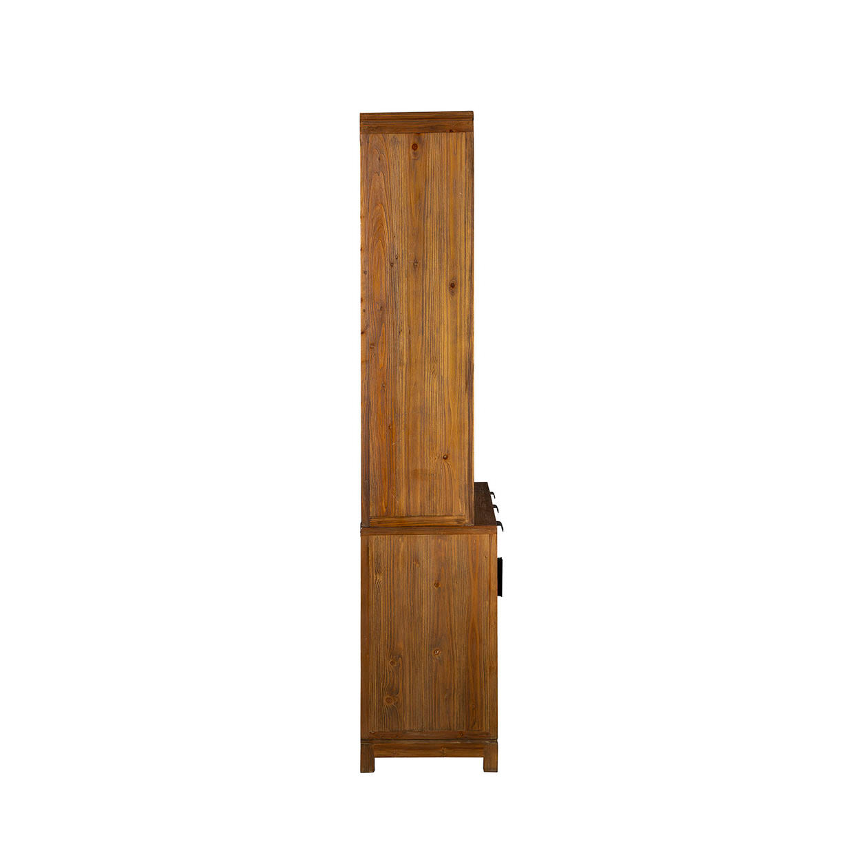 Vitrine Emerson en pin et canne