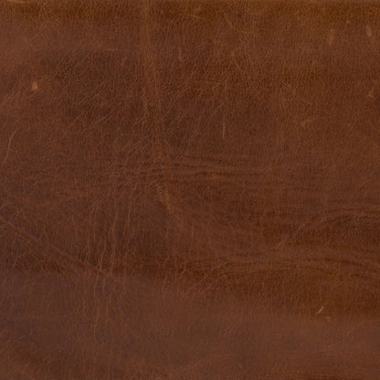 Fauteuil Emmett à quatre mains en tissu Dakota Tobacco