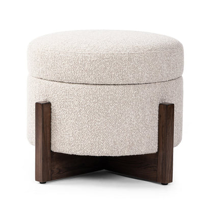 Pouf de rangement Four Hands Esben en Sattley Fog