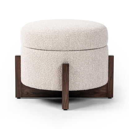 Pouf de rangement Four Hands Esben en Sattley Fog