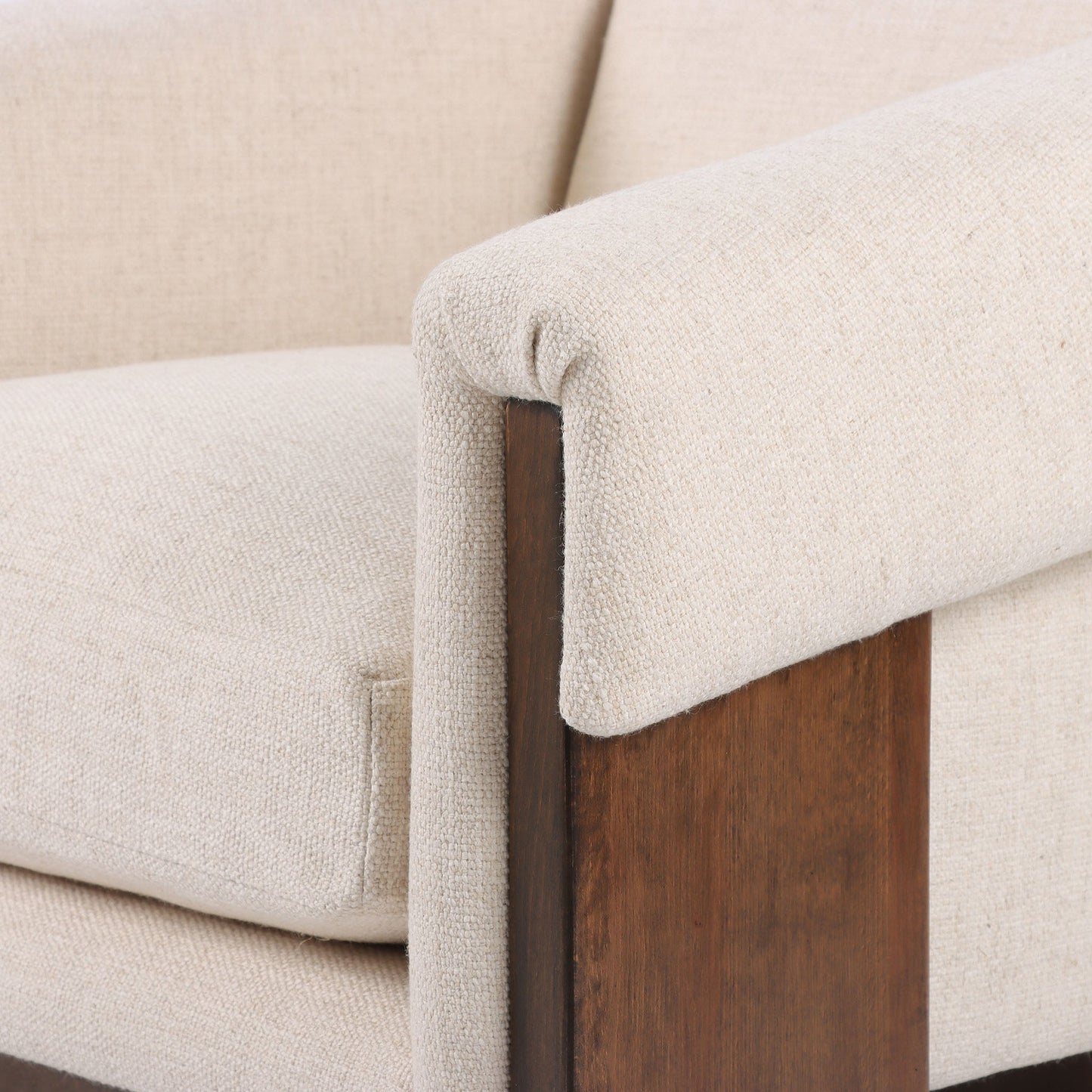 Chaise Four Hands Cairo en crème Thames