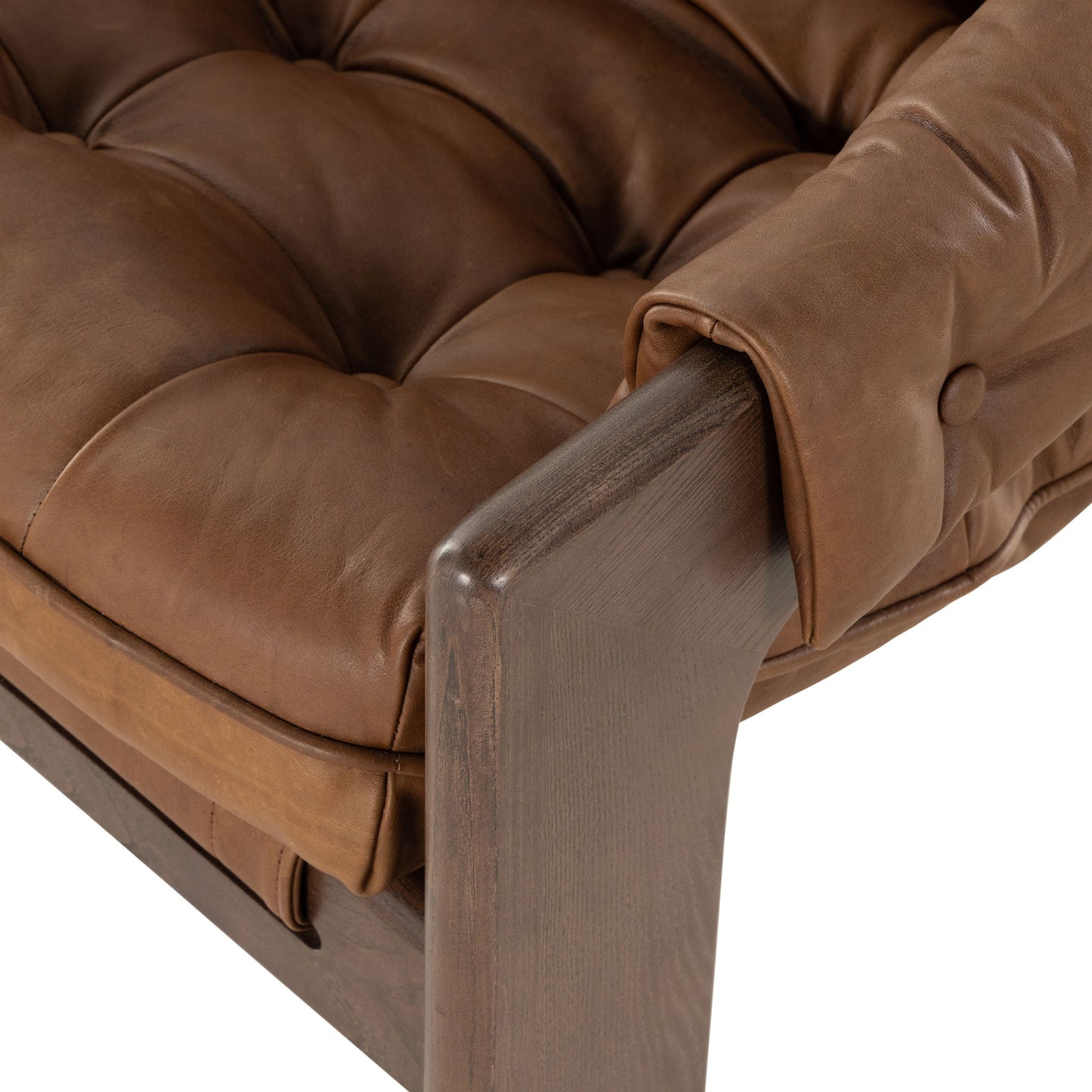 Chaise Halston à quatre mains en Sienna Heirloom