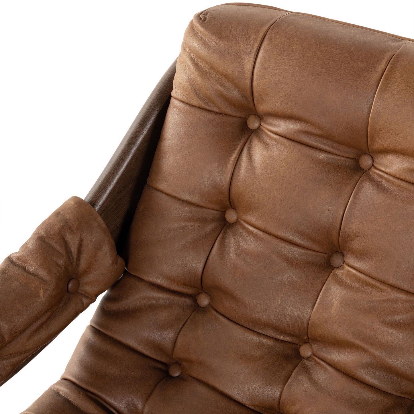 Chaise Halston à quatre mains en Sienna Heirloom