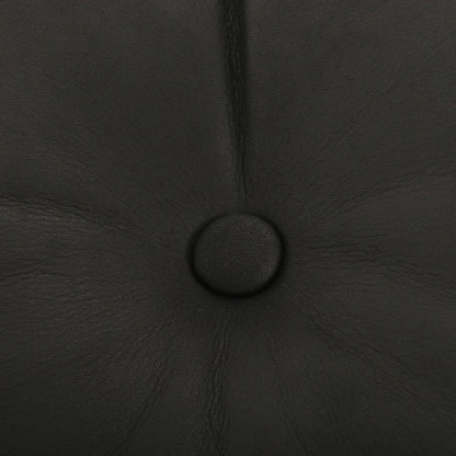 Ottoman Halston à quatre mains en noir héritage