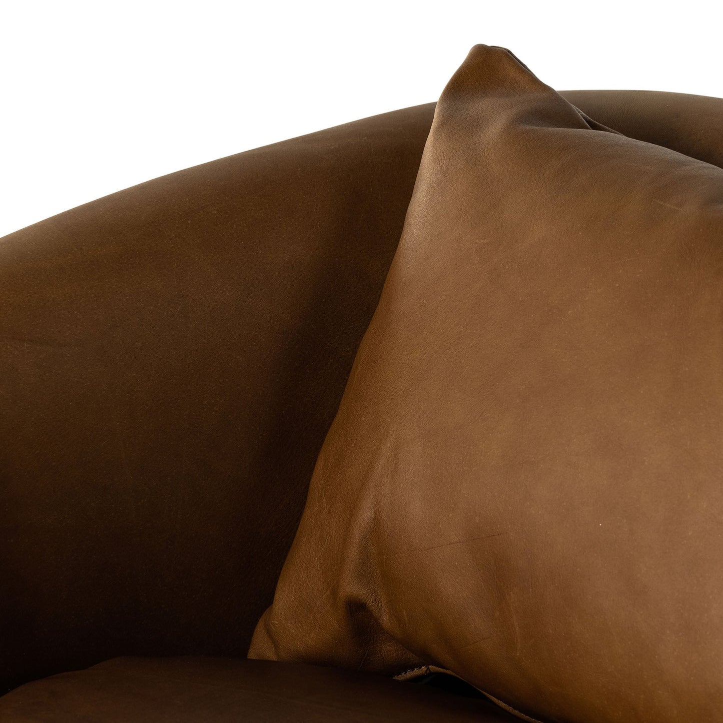 Fauteuil pivotant Topanga à quatre mains en Sienna Heirloom