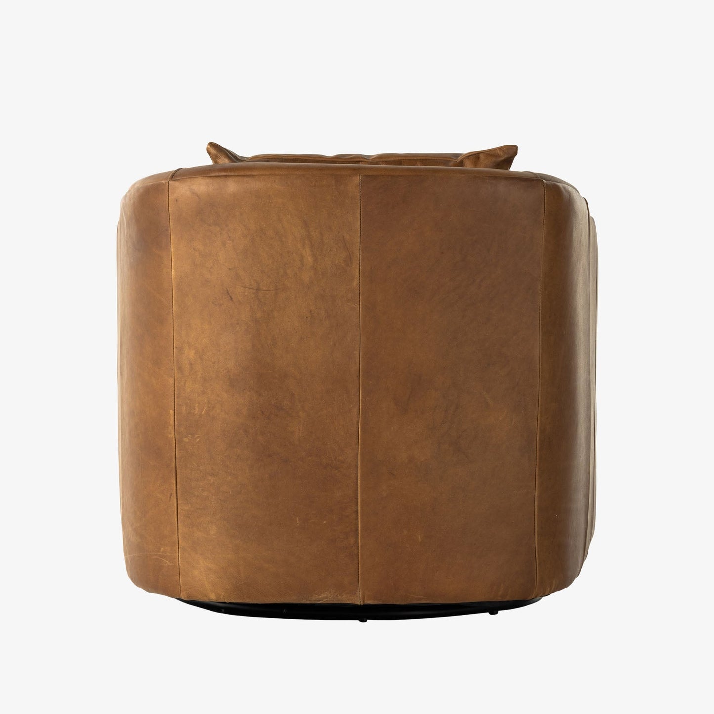 Fauteuil pivotant Topanga à quatre mains en Sienna Heirloom