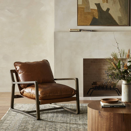 Chaise Four Hands Ace en châtaignier de Raleigh 