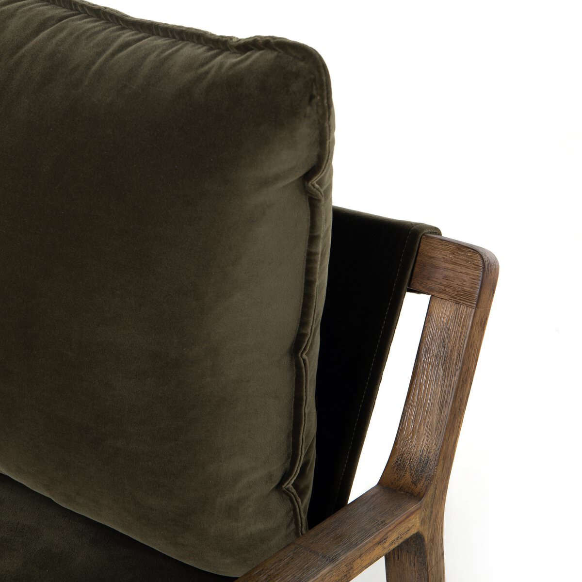 Chaise Four Hands Ace en Surrey Olive