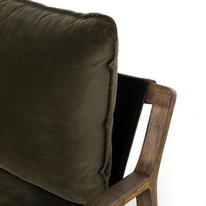 Chaise Four Hands Ace en Surrey Olive