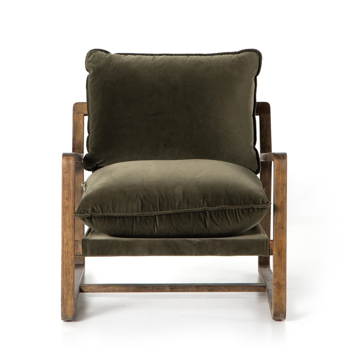 Chaise Four Hands Ace en Surrey Olive