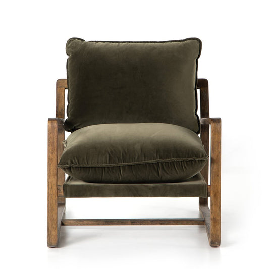 Chaise Four Hands Ace en Surrey Olive