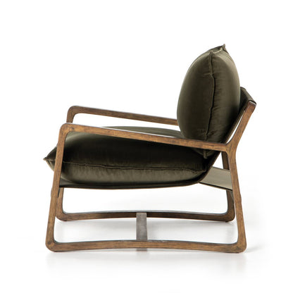Chaise Four Hands Ace en Surrey Olive