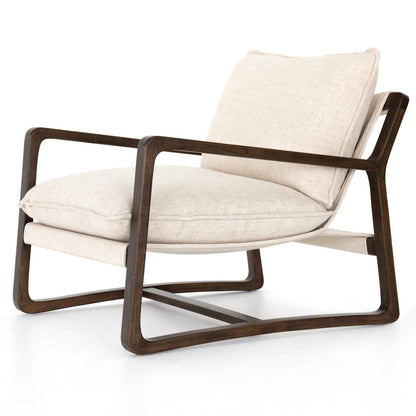Chaise Four Hands Ace en crème Thames