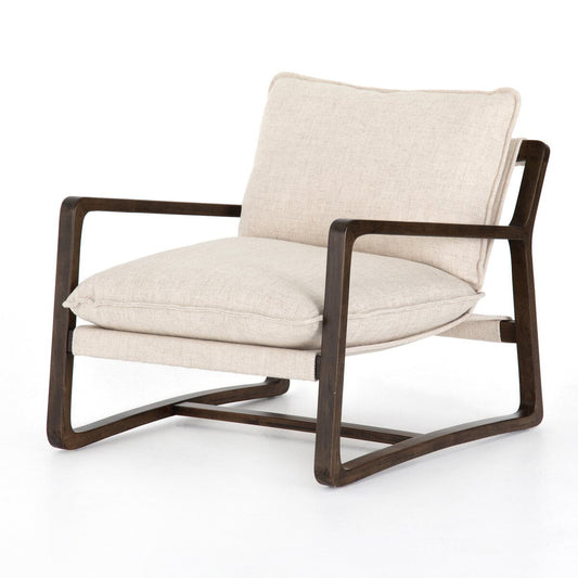 Chaise Four Hands Ace en crème Thames