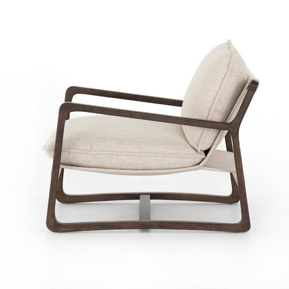 Chaise Four Hands Ace en crème Thames