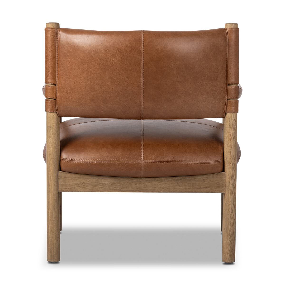 Chaise Adaline à quatre mains en châtaignier de Sonoma