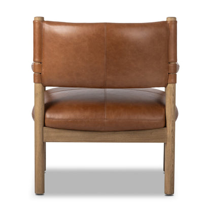 Chaise Adaline à quatre mains en châtaignier de Sonoma