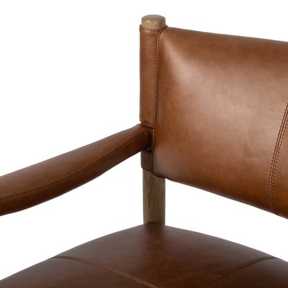 Chaise Adaline à quatre mains en châtaignier de Sonoma