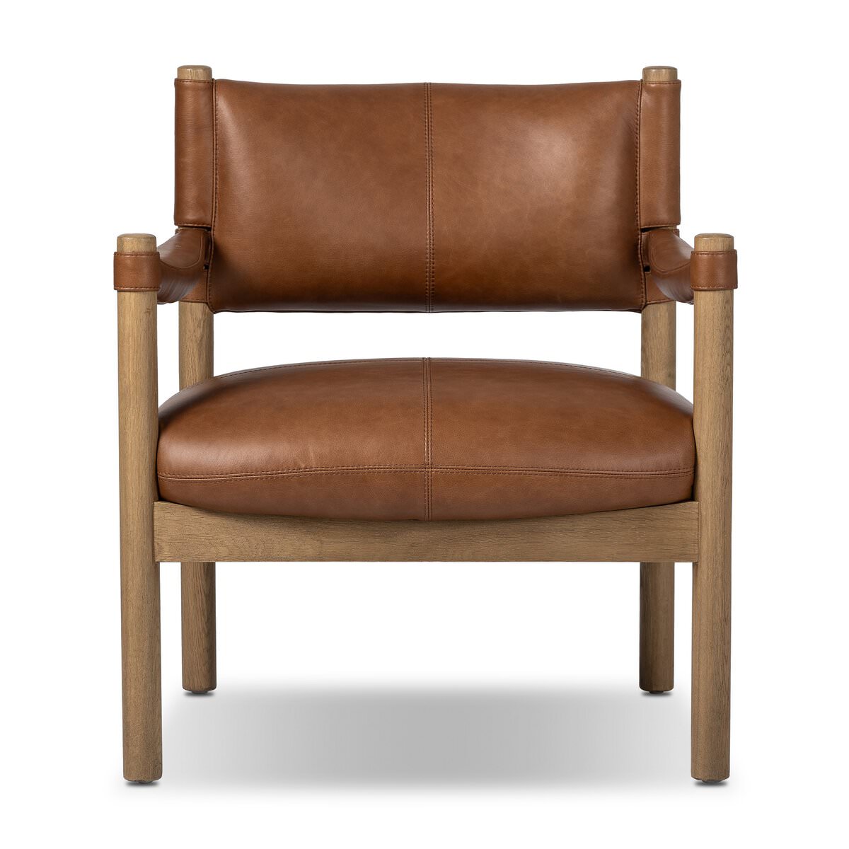 Chaise Adaline à quatre mains en châtaignier de Sonoma
