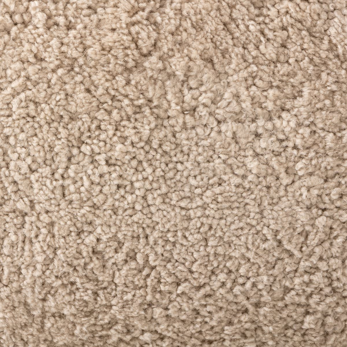 Chaise Amélie à quatre mains en peau lainée beige