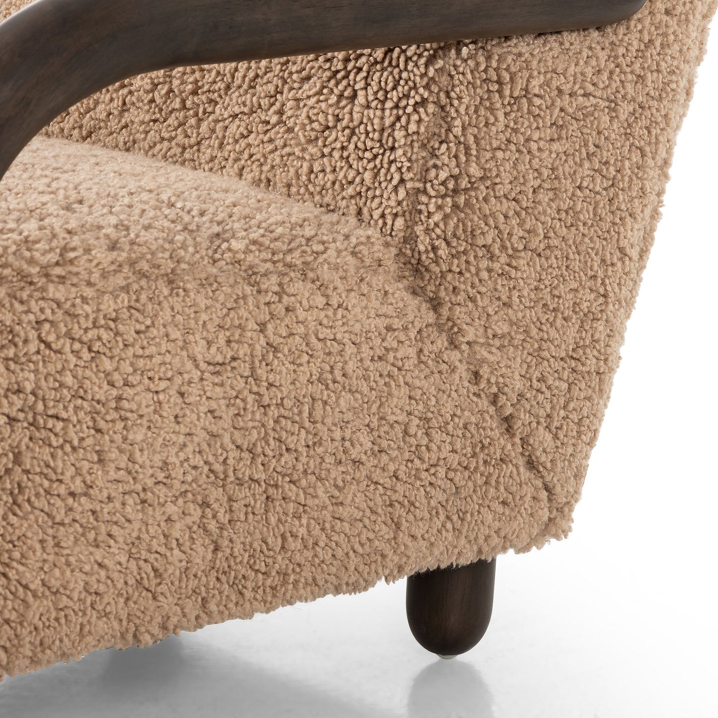Chaise Aniston à quatre mains en toast Andes