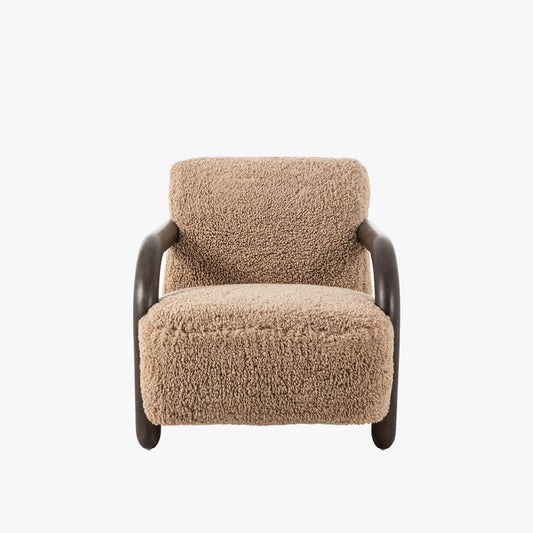 Chaise Aniston à quatre mains en toast Andes