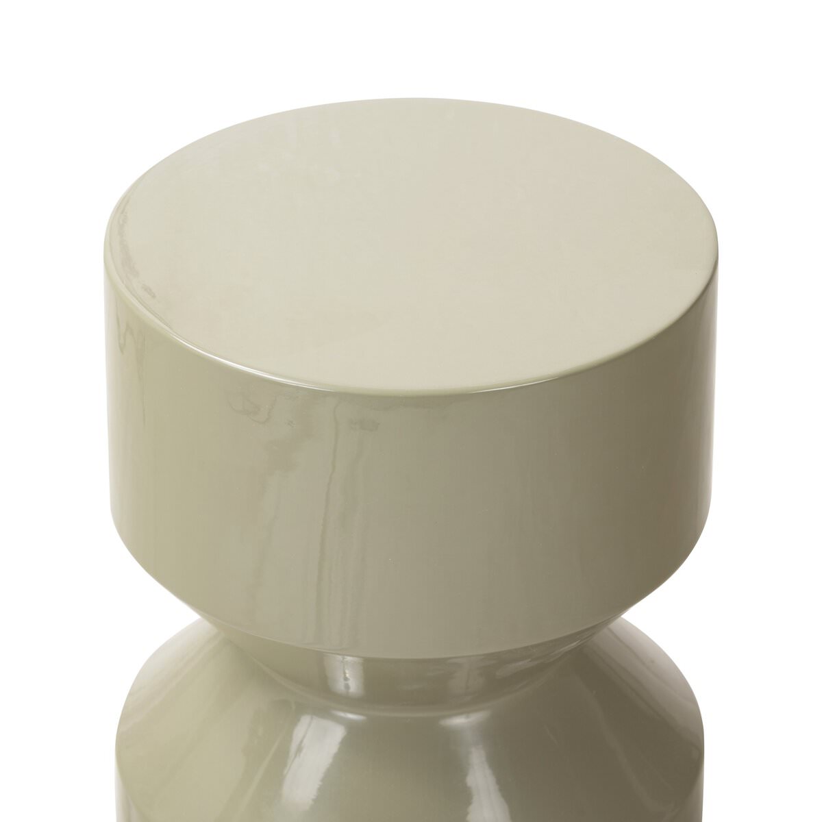 Table d'appoint Four Hands Ara en béton laqué mousse